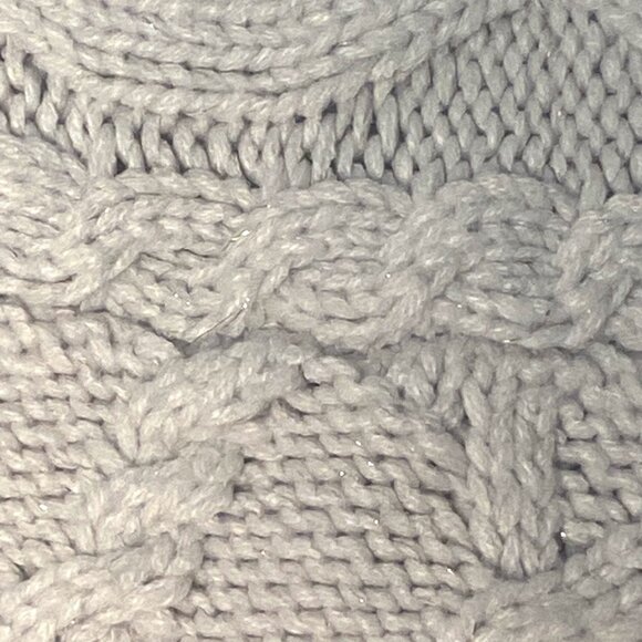 Simply Vera Vera Wang Cable Ribbed Vera Mink Heather Sweater Woman: Size 1X - Picture 8 of 13